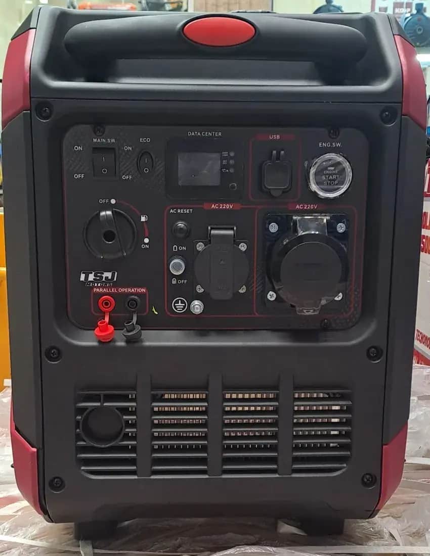 موتور برق 5.5 کیلووات بنزینی سایلنت تکفاز استارتی TSJ مدل 8500i - تصویر 2