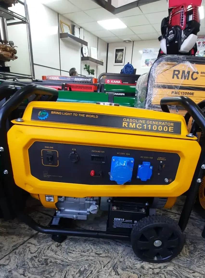 موتور برق 9کیلووات بنزینی با ATS  چینی مدل DB11000E RMC